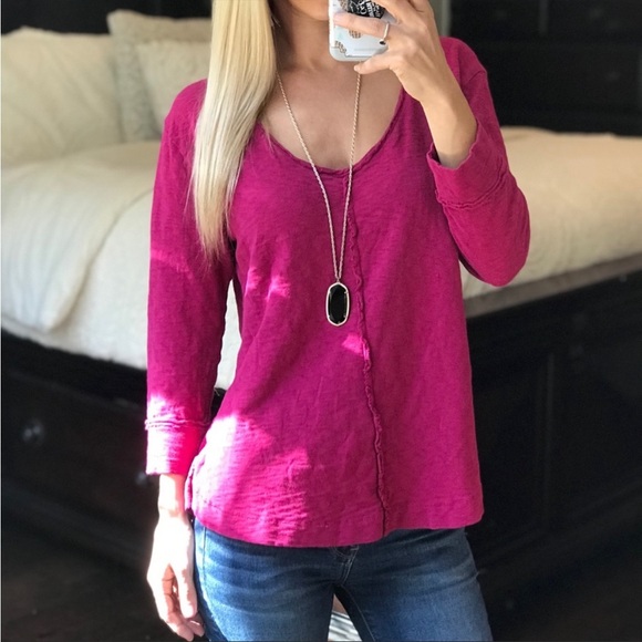 ANTHROPOLOGIE pink top - Picture 8 of 13